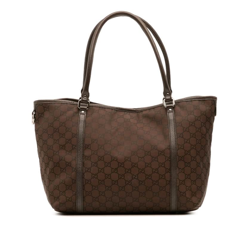 Gucci GG Canvas Joy Tote Brown Canvas Good condition - Front View