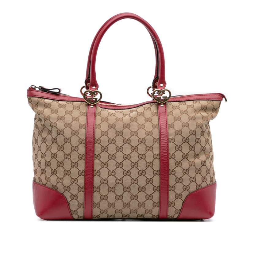 Gucci GG Canvas Lovely Tote Brown Canvas Good condition - Front View