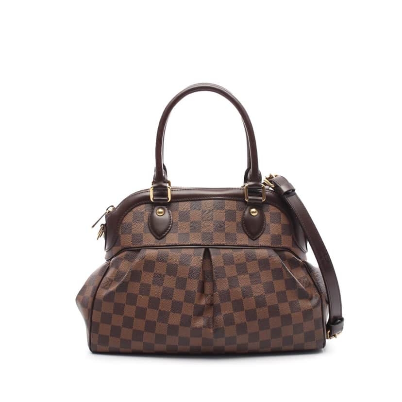 Louis Vuitton Damier Ebene Trevi PM Brown Canvas Good condition - Front View