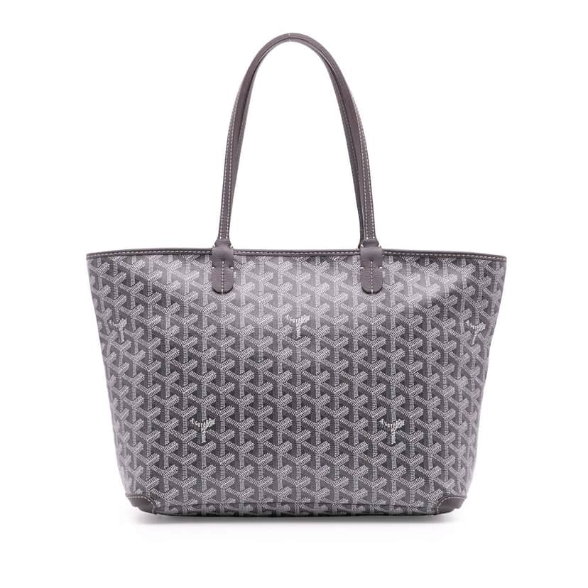 Goyard Goyardine Artois PM Grey Canvas Good condition - Front View