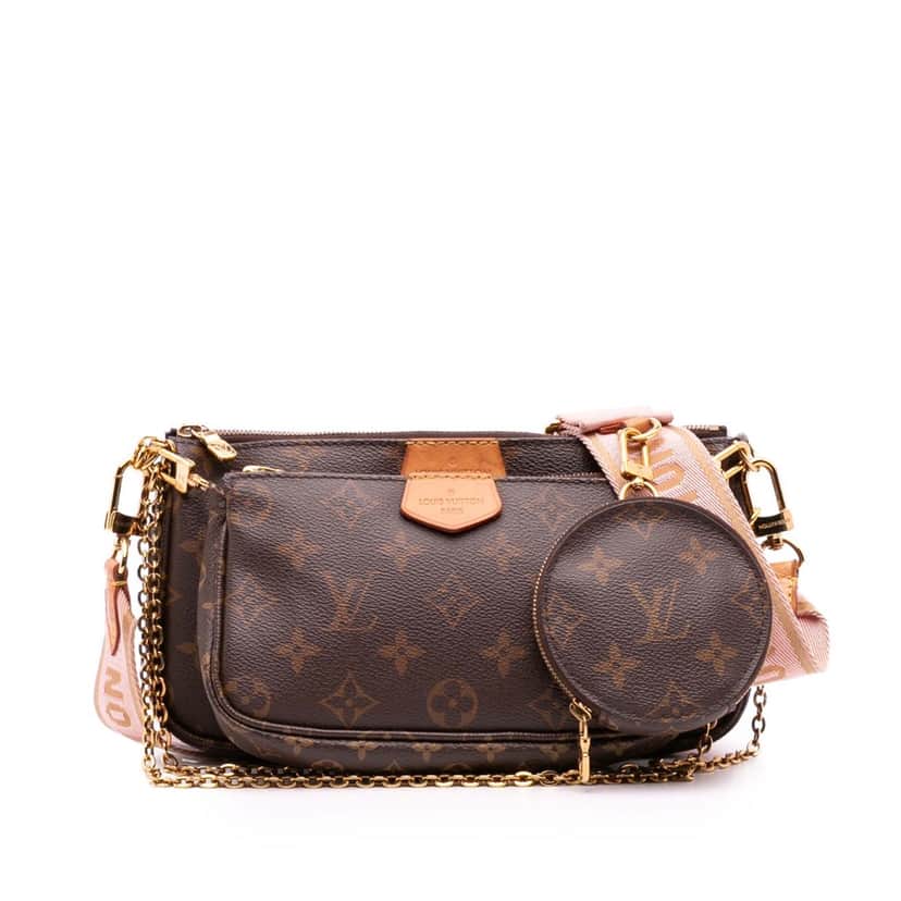 Louis Vuitton Monogram Multi Pochette Accessoires Brown Canvas Good condition - Front View