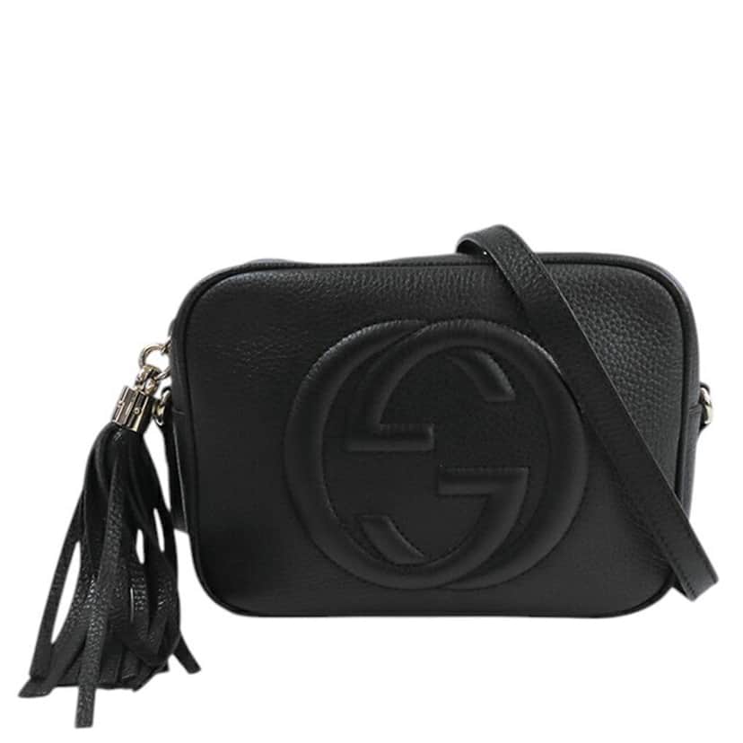 Gucci Leather Soho Disco Crossbody Black Leather Good condition - Front View