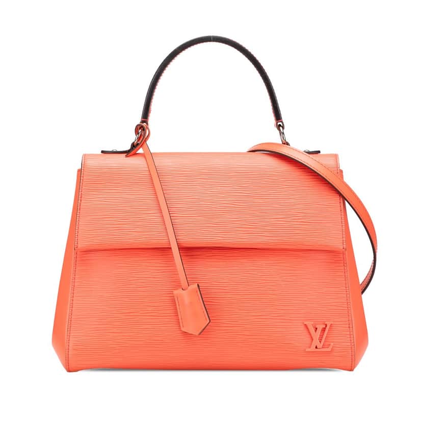 Louis Vuitton Epi Cluny MM Orange Leather Good condition - Front View