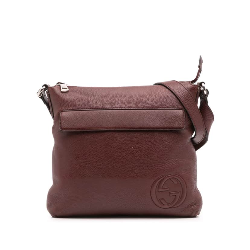 Gucci Leather Soho Crossbody Red Leather Good condition - Front View
