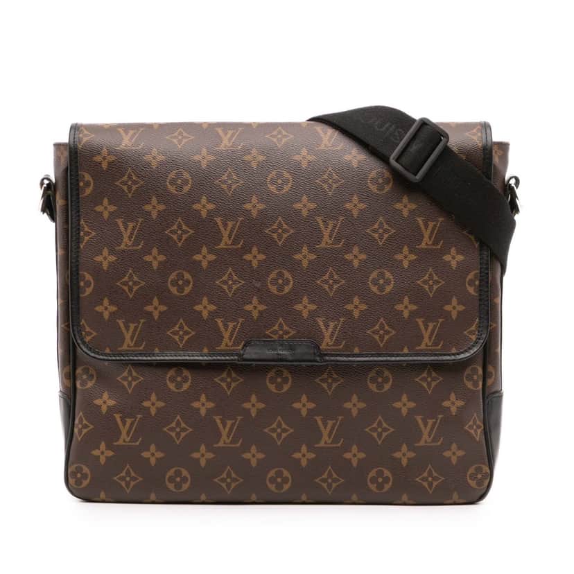 Louis Vuitton Monogram Macassar Bass GM Brown Canvas Good condition - Front View