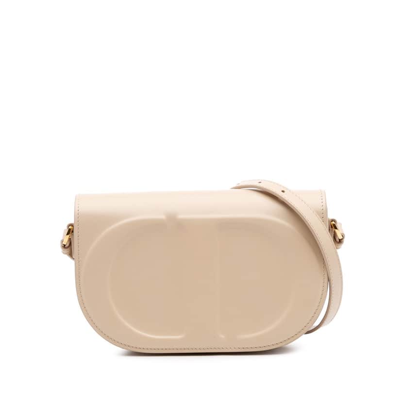 Dior Leather CD Signature Flap Brown Leather Good condition - Front View