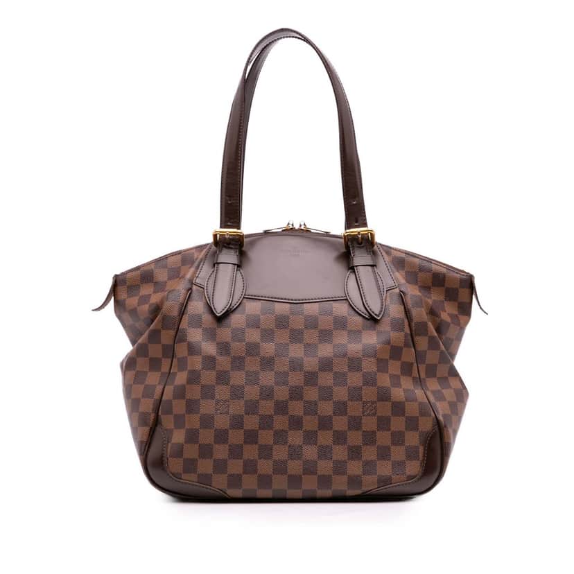 Louis Vuitton Damier Ebene Verona GM Brown Canvas Good condition - Front View