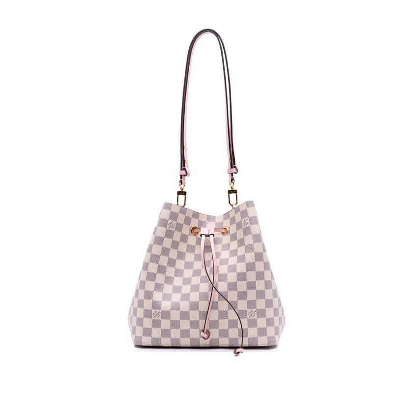 Louis Vuitton Damier Azur Neonoe MM White Canvas Good condition - Front View