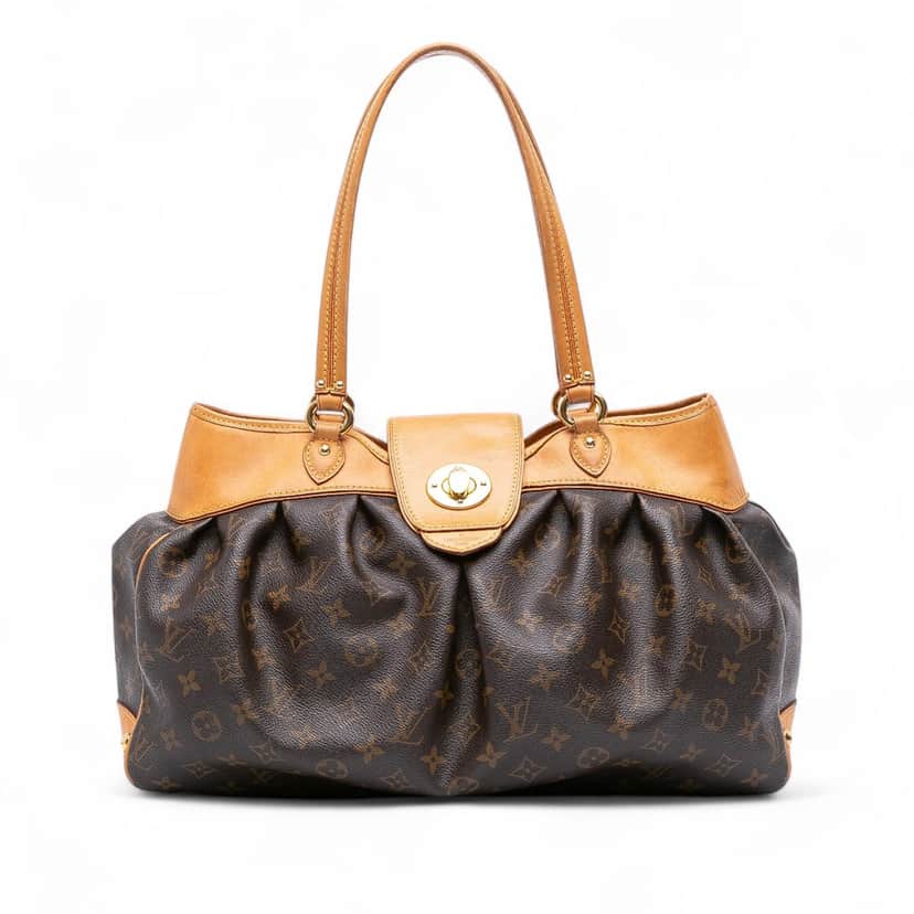 Louis Vuitton Monogram Boetie MM Brown Canvas Fair condition - Front View