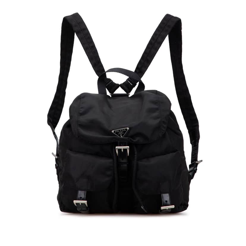 Prada Tessuto Backpack Black Fair condition - Front View