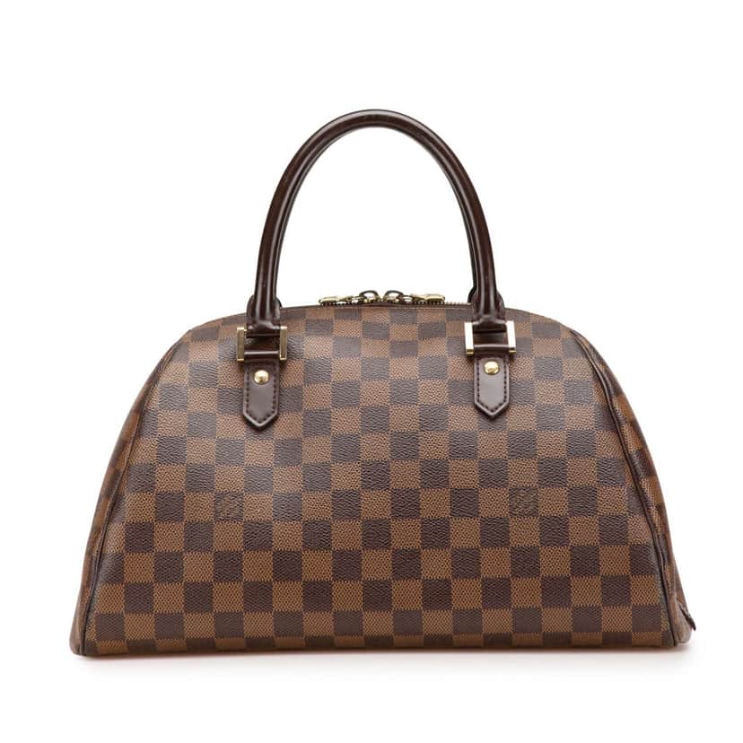 Louis Vuitton Damier Ebene Ribera MM Brown Canvas Good condition - Front View