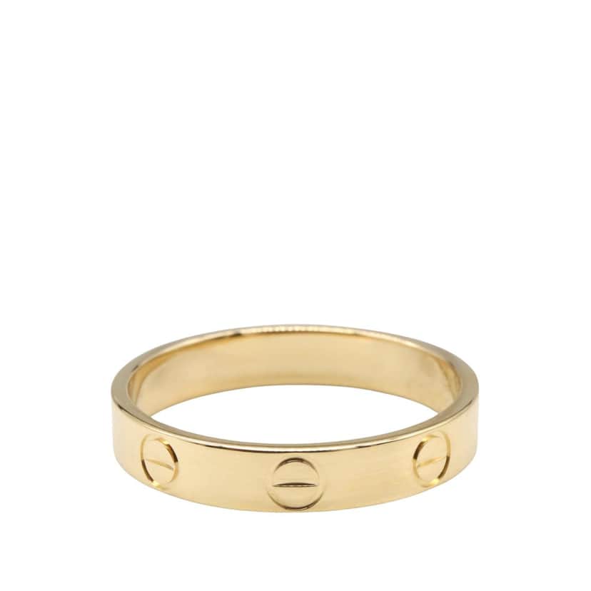 Cartier Small 18K Yellow Gold Love Ring Gold Gold Good condition - Front View