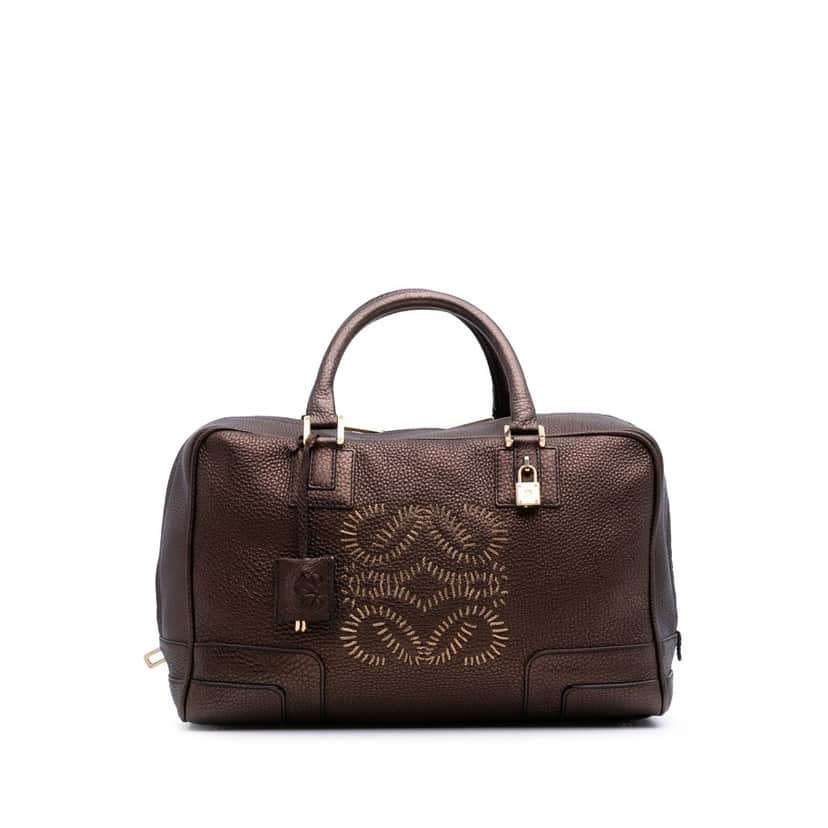 Loewe Leather Amazona 36 Brown Leather Good condition - Front View