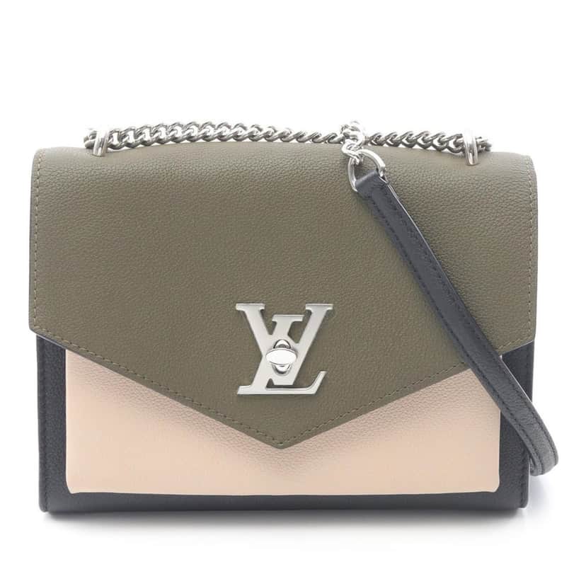 Louis Vuitton Tricolor Leather MyLockMe Chain BB Black Leather Good condition - Front View