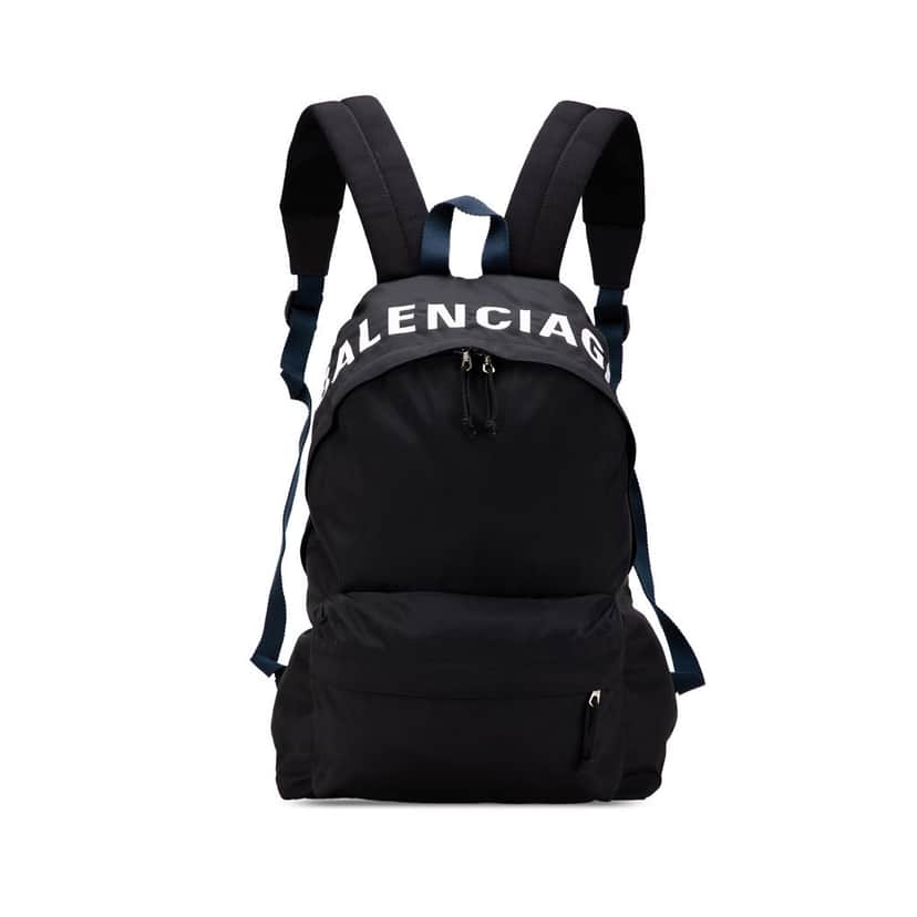 Balenciaga Nylon Wheel Backpack Black Good condition - Front View