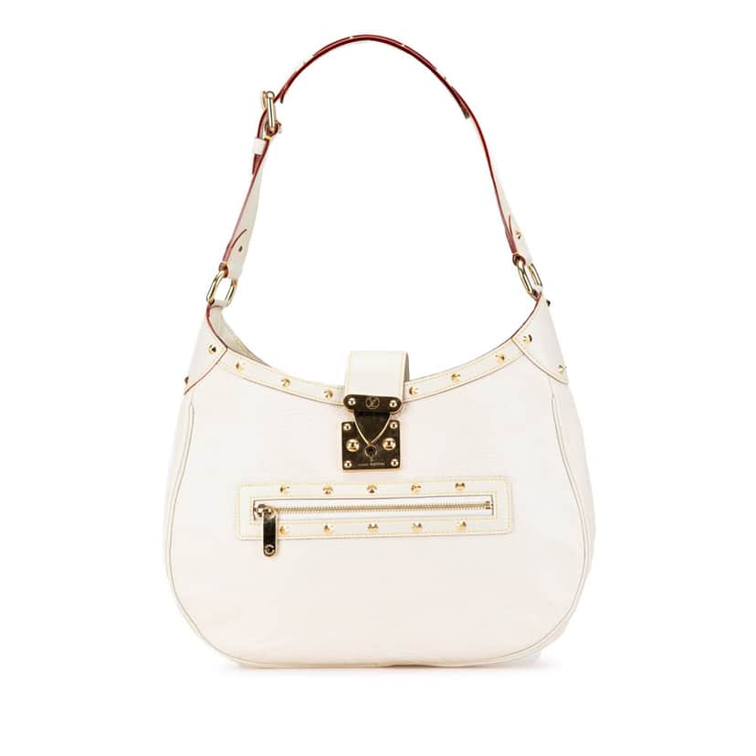 Louis Vuitton Suhali L Affriolant Bag White Leather Good condition - Front View