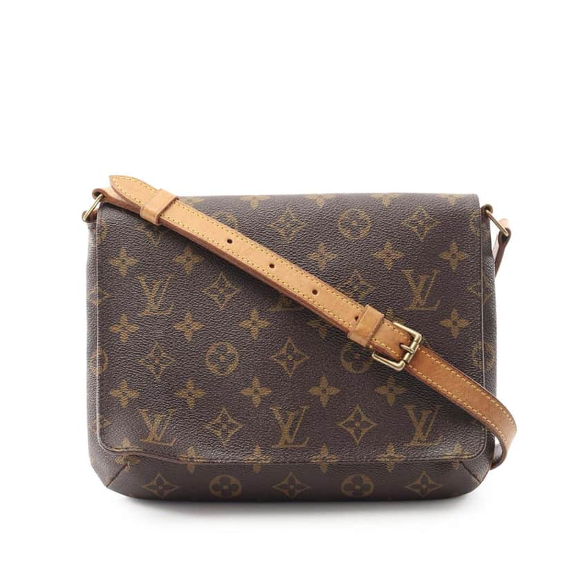 Louis Vuitton Monogram Musette Tango Short Strap Brown Canvas Good condition - Front View