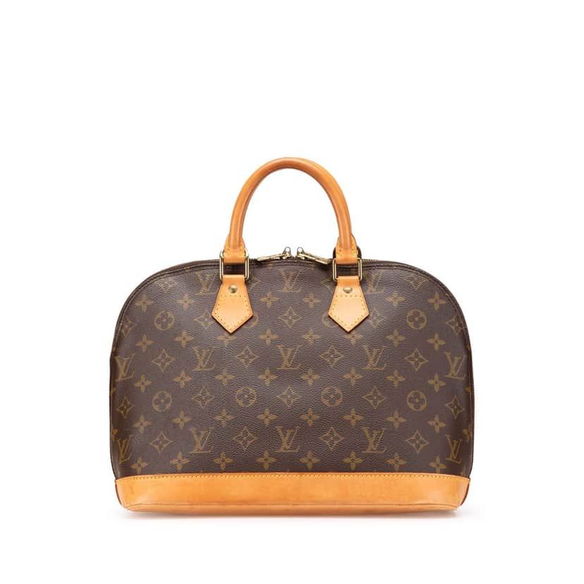 Louis Vuitton Monogram Alma PM Brown Canvas Good condition - Front View