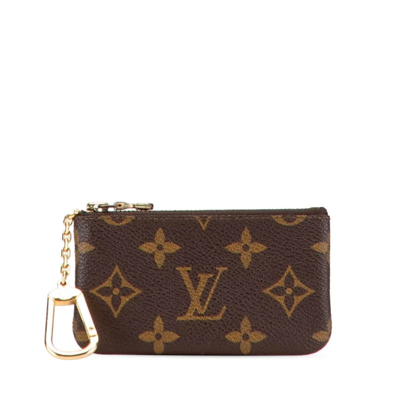 Louis Vuitton Monogram Pochette Cles Brown Canvas Good condition - Front View