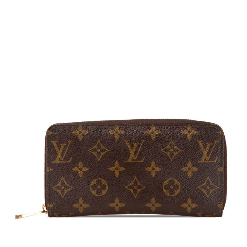 Louis Vuitton Monogram Zippy Long Wallet Brown Canvas Good condition - Front View