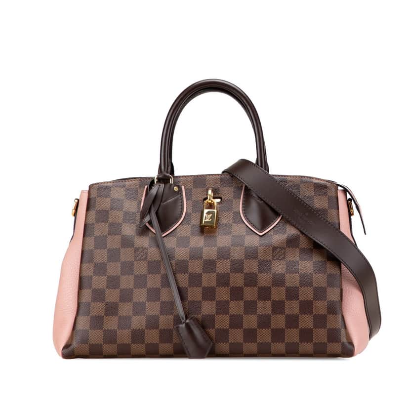 Louis Vuitton Damier Ebene Normandy Brown Canvas Good condition - Front View