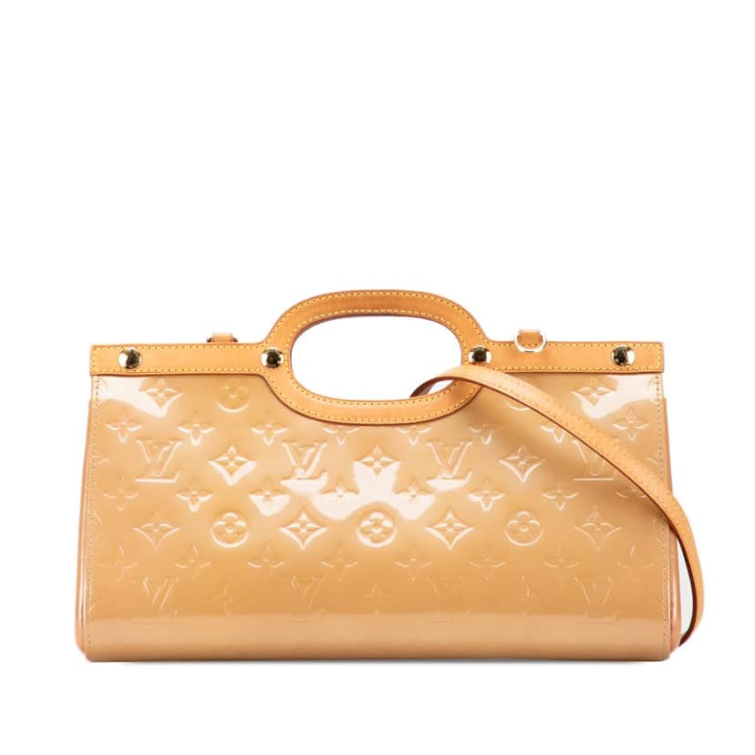 Louis Vuitton Monogram Vernis Roxbury Drive Brown Leather Good condition - Front View