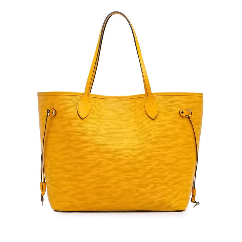 Louis Vuitton Epi Neverfull MM Yellow Leather Good condition - Front View