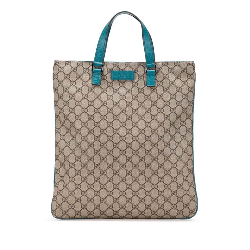 Gucci GG Supreme Tote Brown Canvas Good condition - Front View