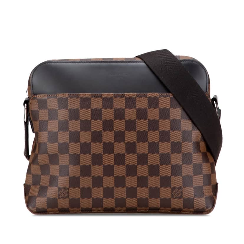 Louis Vuitton Damier Ebene Jake PM Brown Canvas Very good condition - Front View