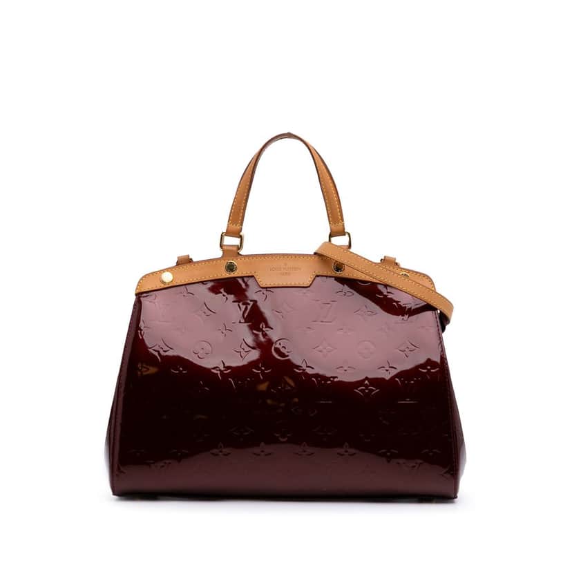 Louis Vuitton Monogram Vernis Brea MM Red Leather Good condition - Front View