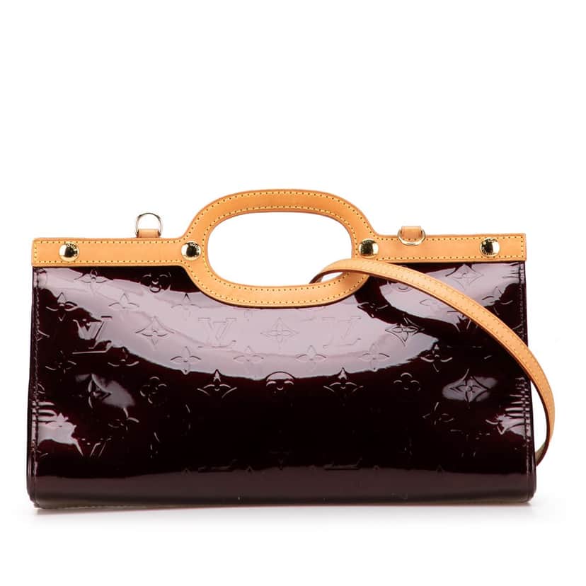 Louis Vuitton Monogram Vernis Roxbury Drive Purple Leather Good condition - Front View