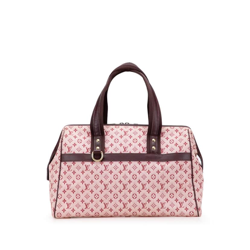 Louis Vuitton Monogram Mini Lin Josephine GM Red Canvas Fair condition - Front View