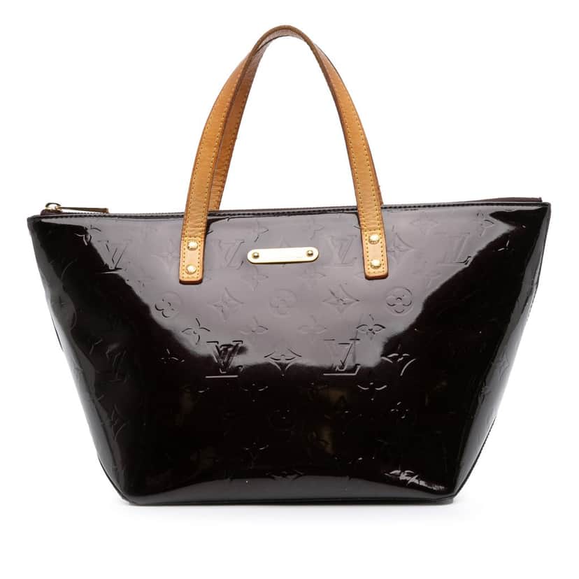 Louis Vuitton Monogram Vernis Bellevue PM Purple Leather Fair condition - Front View