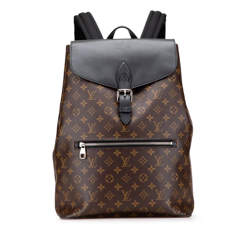 Louis Vuitton Monogram Macassar Palk Backpack Brown Canvas Good condition - Front View