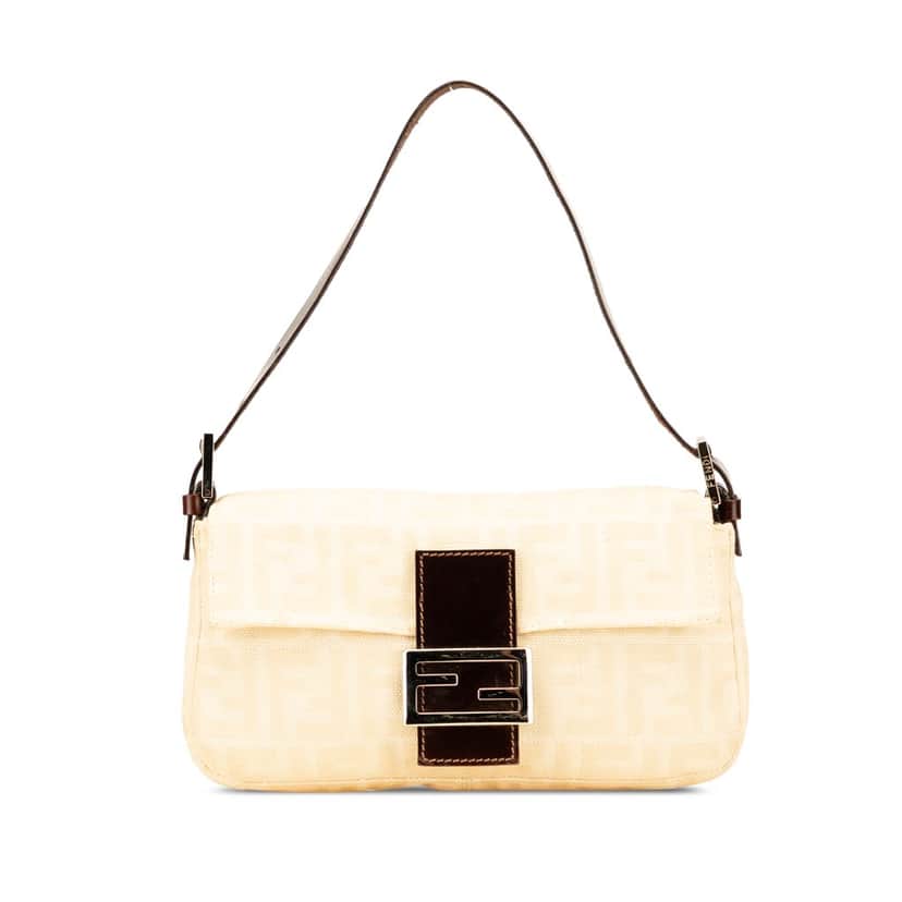 Fendi Zucca Canvas Baguette Brown Canvas Good condition - Front View
