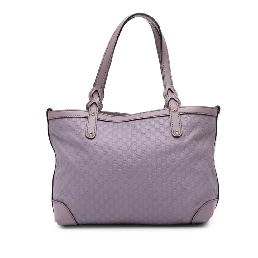 Gucci Guccissima Craft Tote Purple Leather Good condition - Front View
