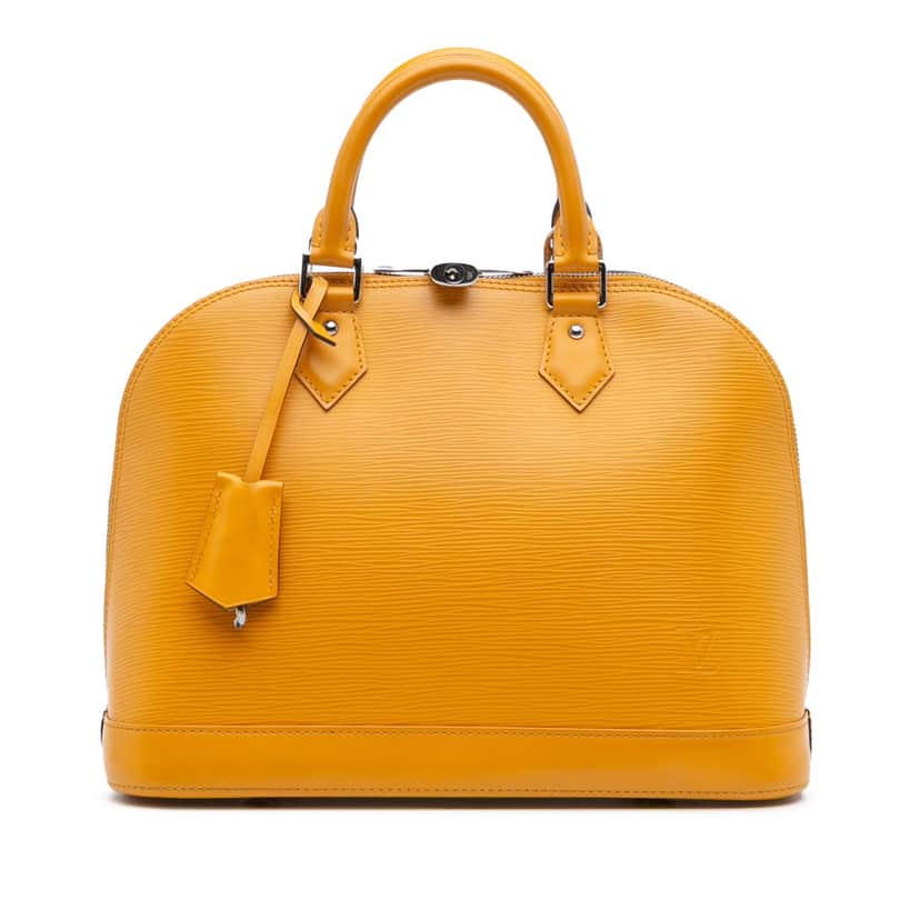 Louis Vuitton Epi Alma PM Orange Leather Good condition - Front View
