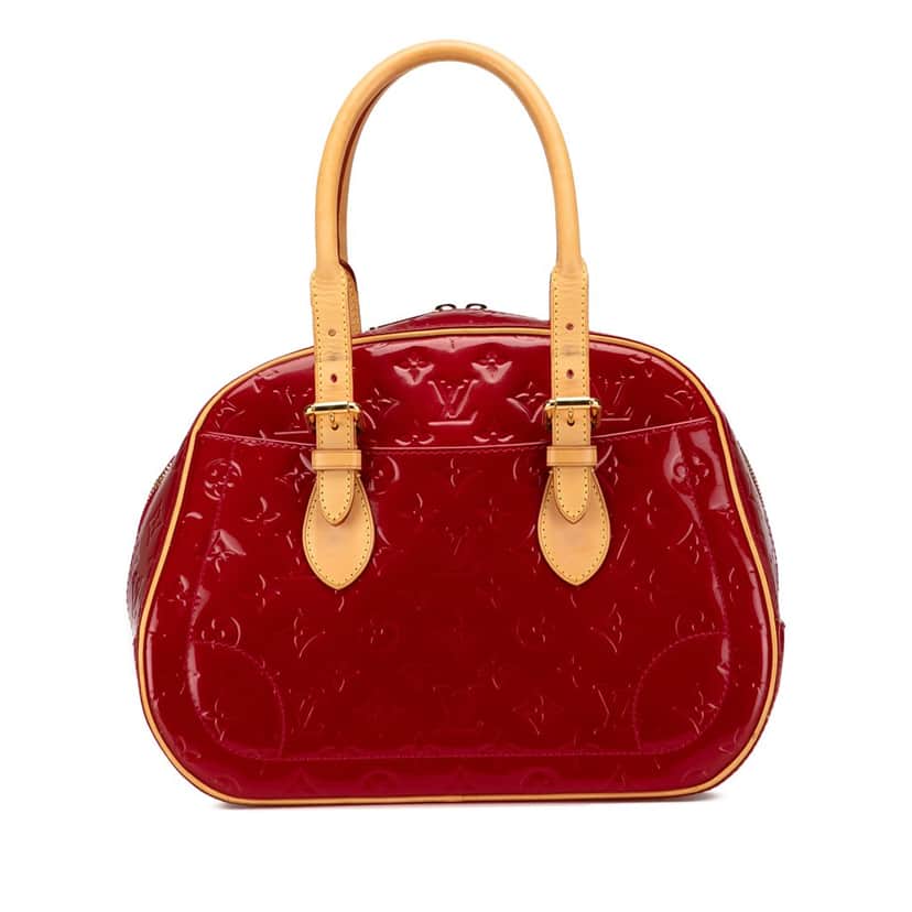 Louis Vuitton Monogram Vernis Summit Drive Red Leather Good condition - Front View