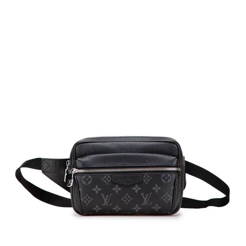 Louis Vuitton Monogram Eclipse Outdoor Bumbag Black Canvas Good condition - Front View