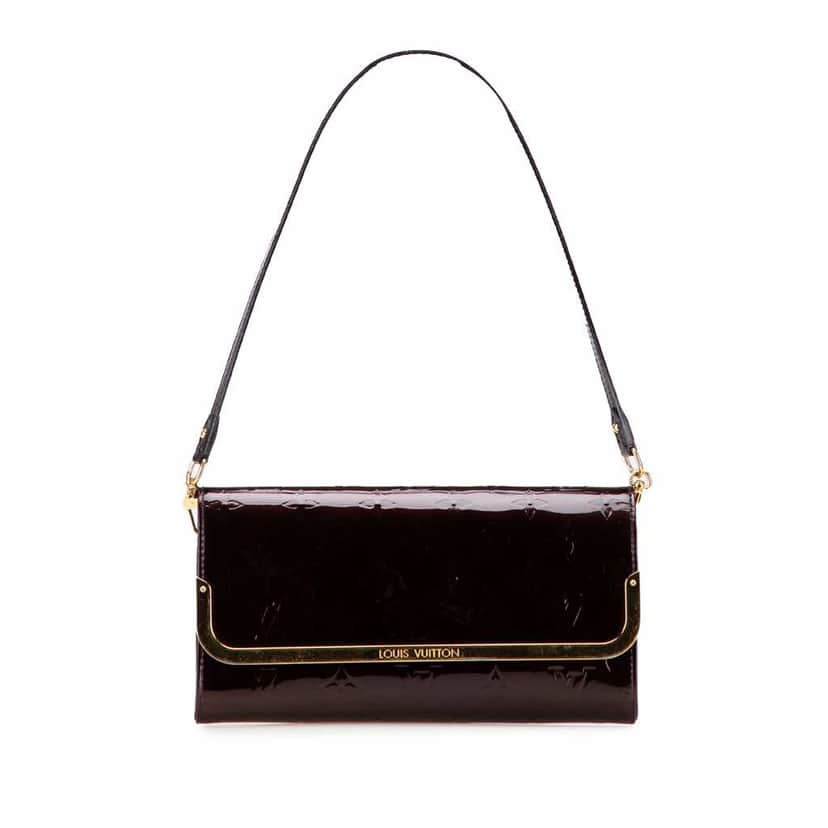Louis Vuitton Monogram Vernis Rossmore MM Purple Leather Good condition - Front View