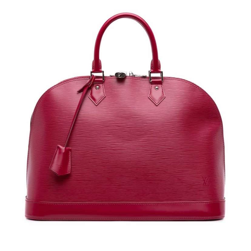 Louis Vuitton Epi Alma GM Pink Leather Good condition - Front View