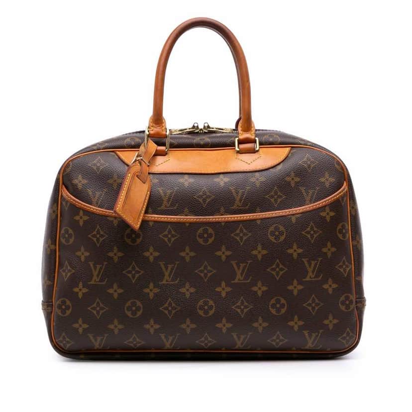 Louis Vuitton Monogram Deauville Brown Canvas Fair condition - Front View