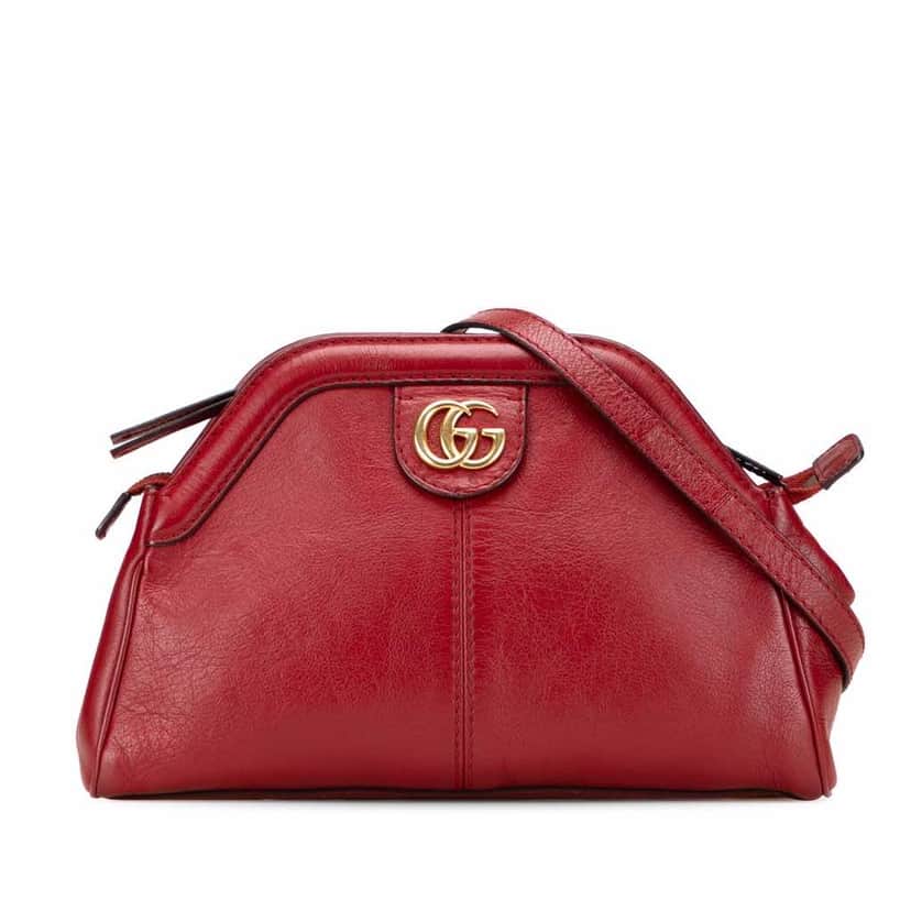 Gucci Small Leather Re(belle) Crossbody Red Leather Good condition - Front View
