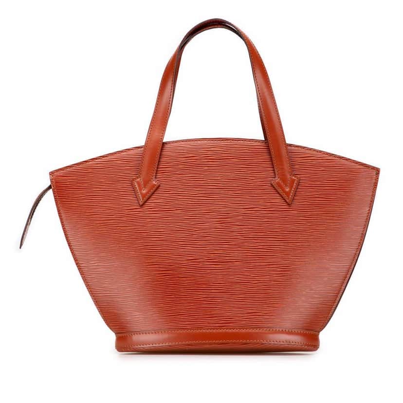 Louis Vuitton Epi Saint Jacques PM Short Strap Brown Leather Good condition - Front View
