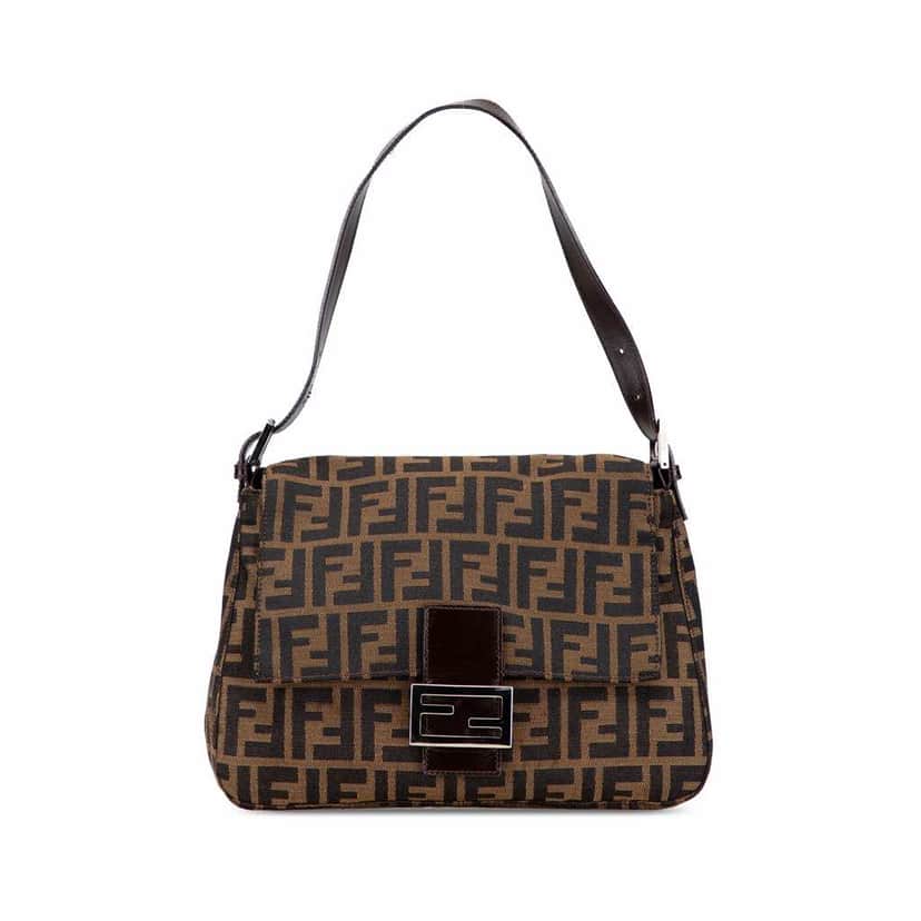 Fendi Zucca Canvas Mamma Forever Brown Canvas Good condition - Front View