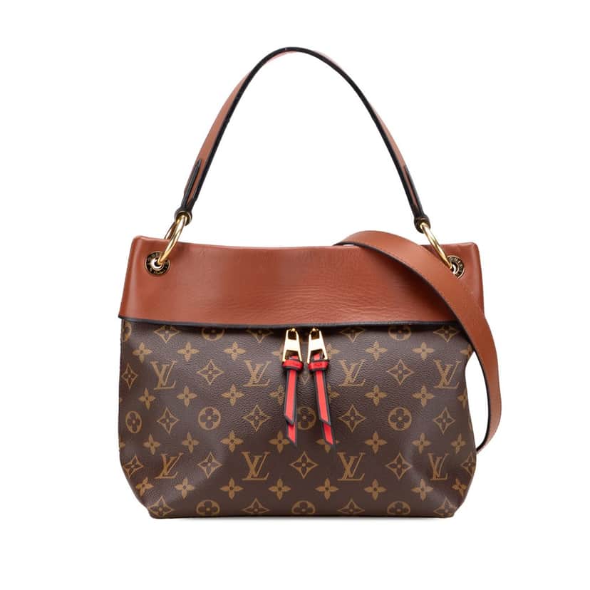 Louis Vuitton Monogram Tuileries Besace Brown Canvas Good condition - Front View