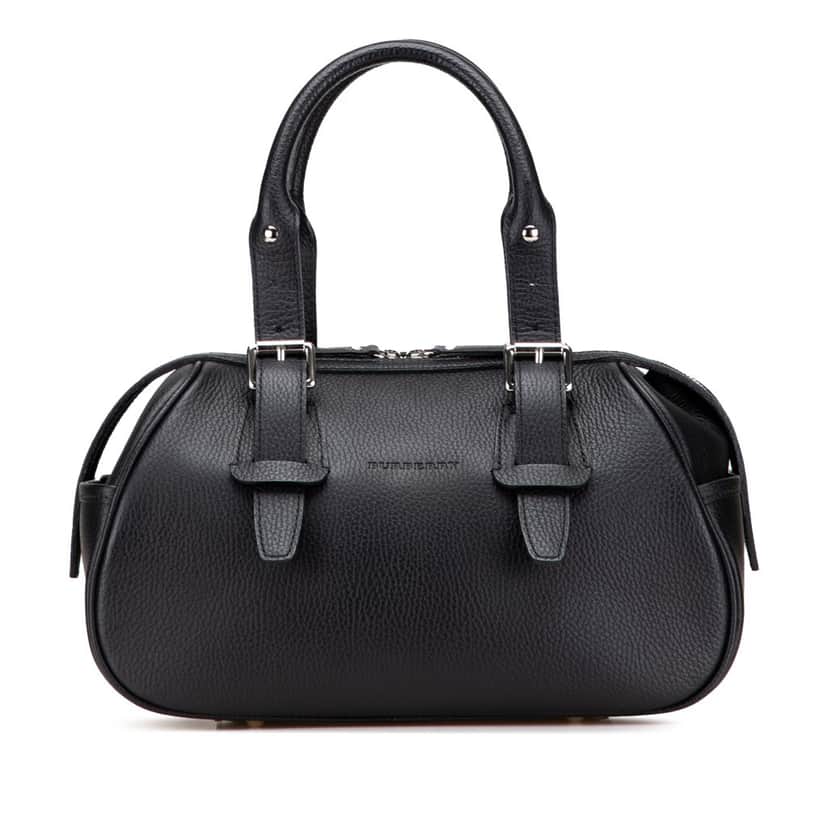 Burberry Leather Handbag Black Leather Good condition - Front View