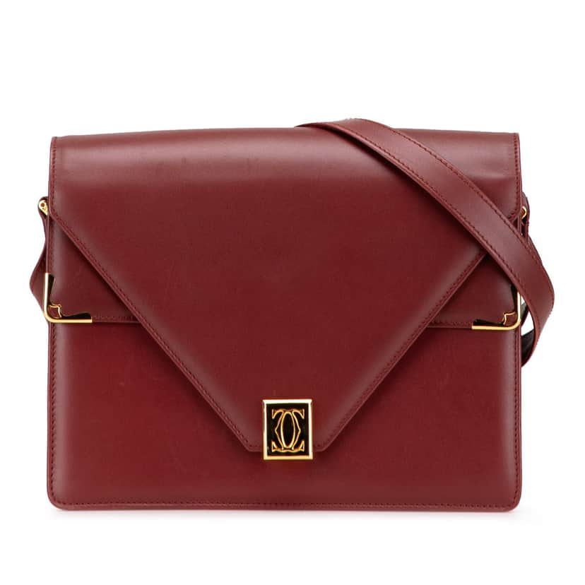 Cartier Leather Must de Cartier Crossbody Red Leather Good condition - Front View