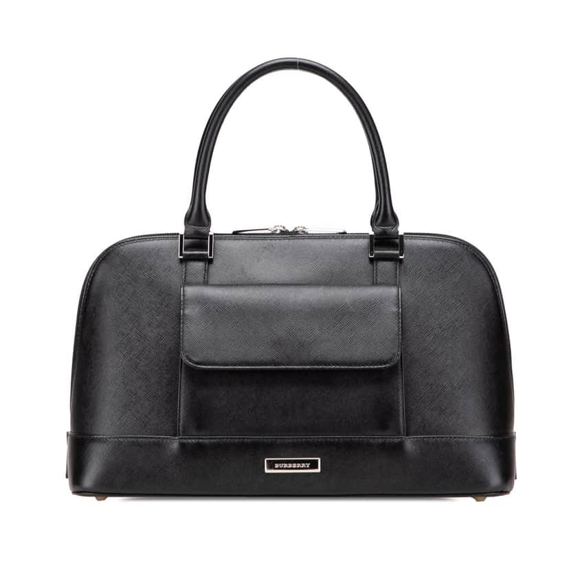 Burberry Leather Handbag Black Leather Good condition - Front View