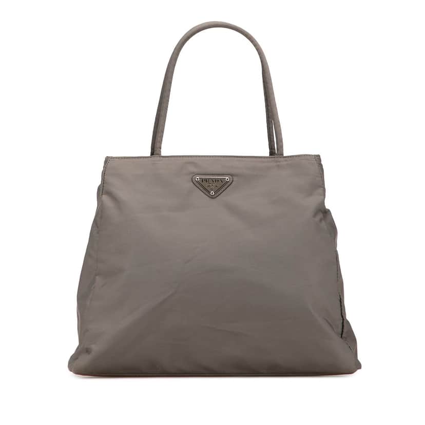 Prada Tessuto City Tote Grey Good condition - Front View